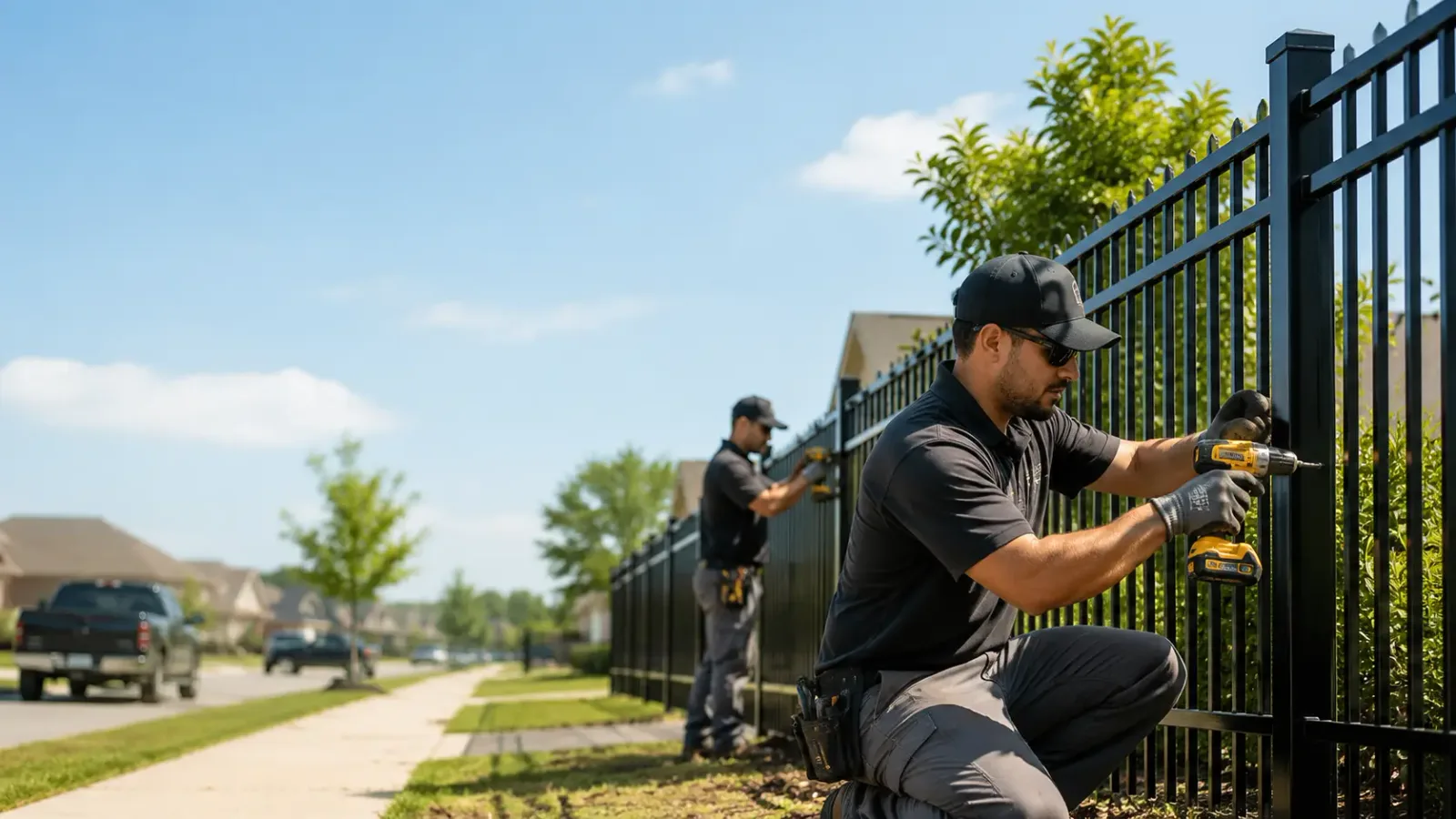 Metal Fence Installation in Winters, TX